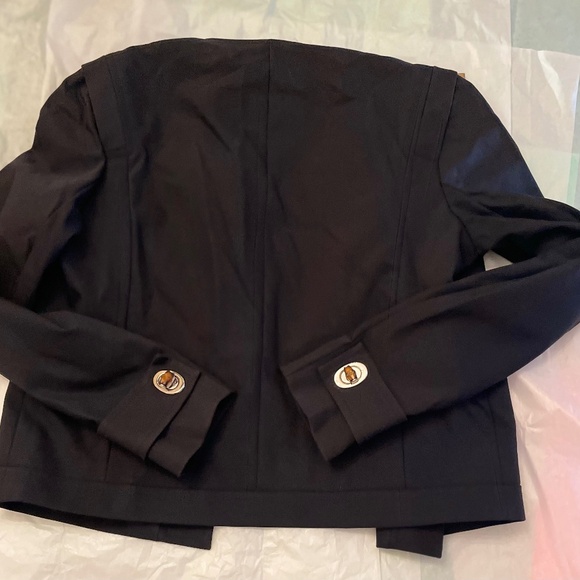 NWT! Gucci Cropped Cotton Jacket With Bamboo Buttons - Picture 2 of 16
